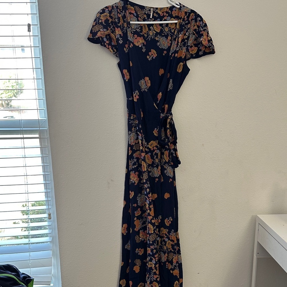 Free people Floral Wrap Dress